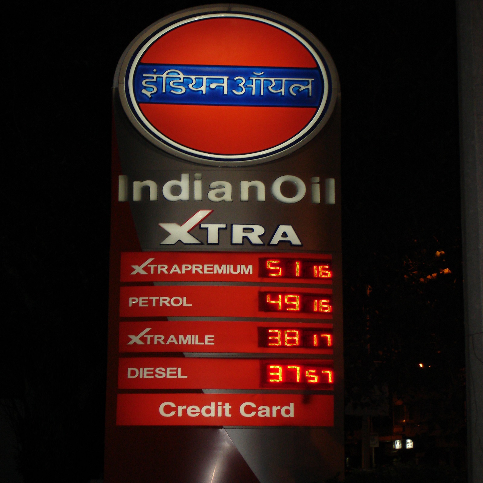 LED Gas Station Sign